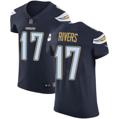 Nike Chargers #17 Philip Rivers Navy Blue Team Color Men's Stitched NFL Vapor Untouchable Elite Jersey